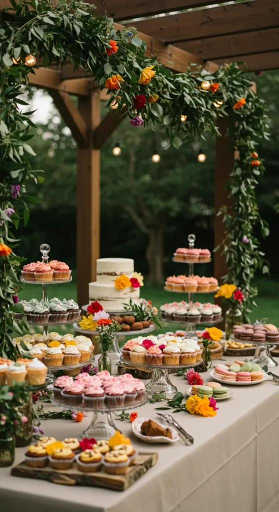 Garden-Inspired Dessert Table