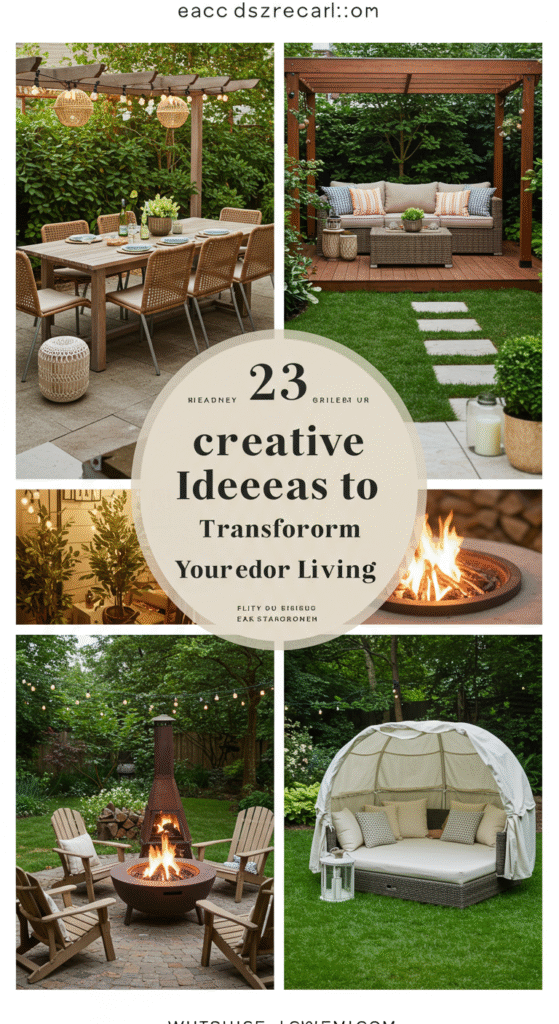 Creative Backyard Ideas to Transform Your Outdoor Living