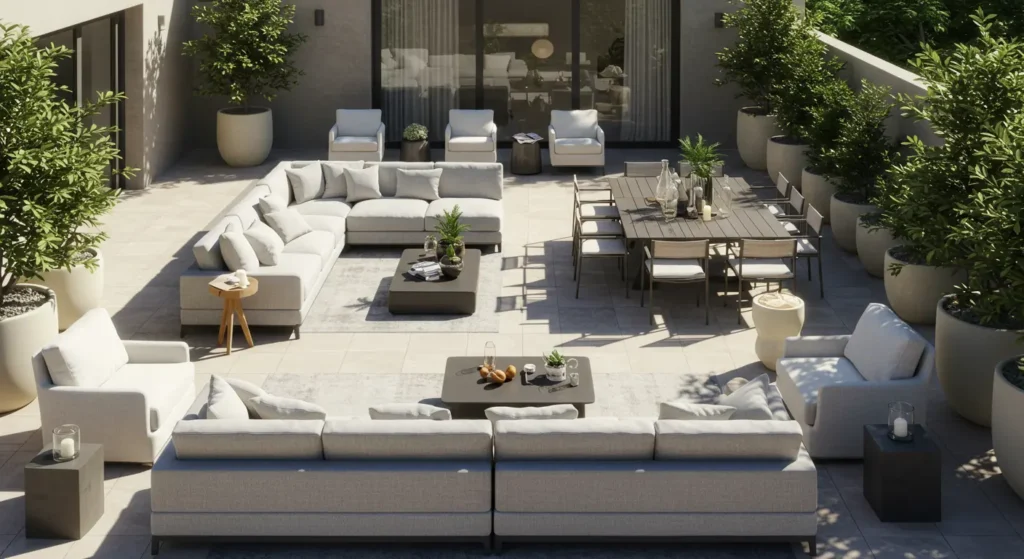 Mixed Seating Zones for Versatility