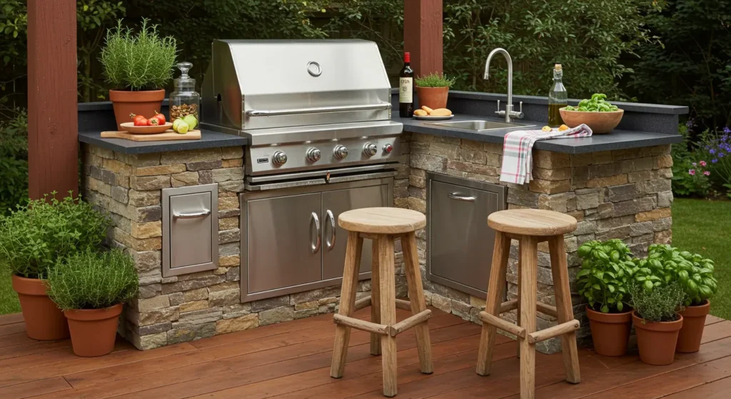 Outdoor Kitchenette for Culinary Freedom