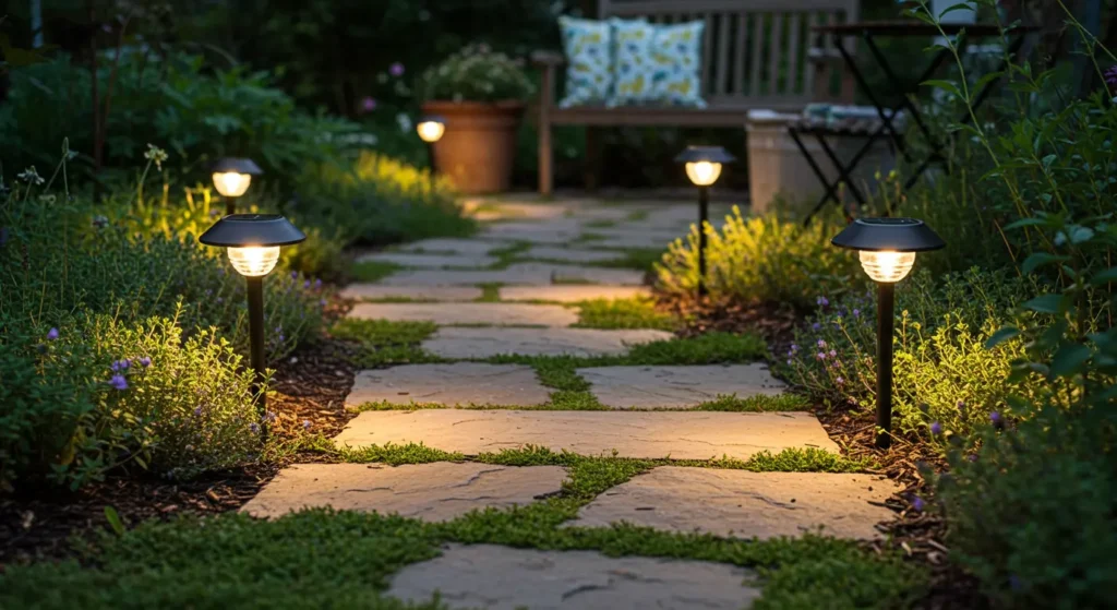 Stone Pathway Patio for Natural Flow