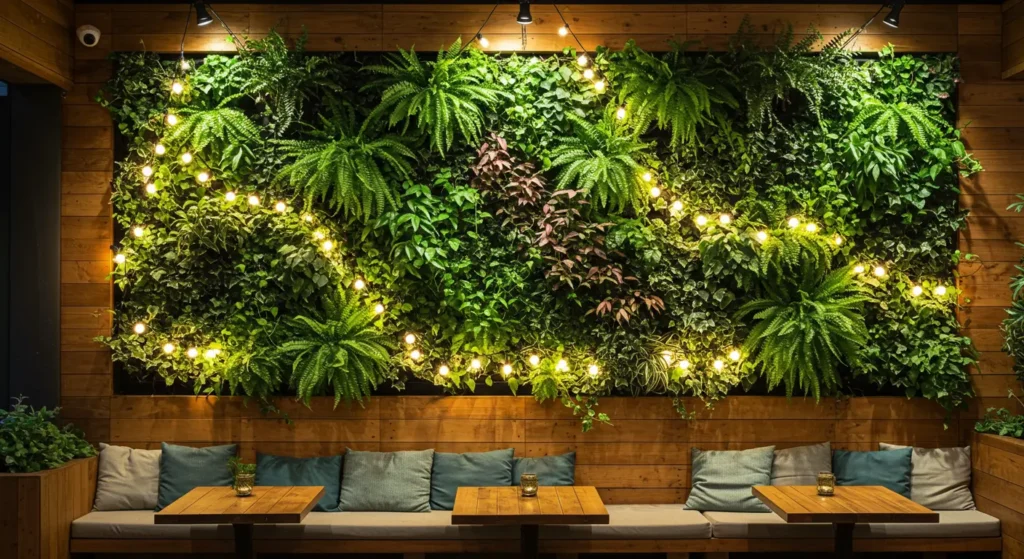 Vertical Garden Wall for Lush Privacy