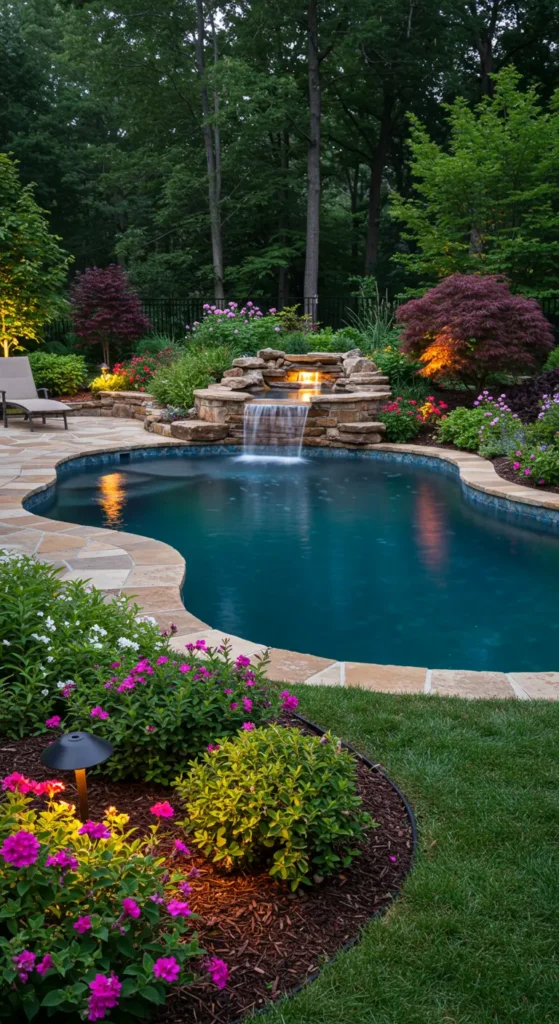10. Freeform Pool with Natural Planting