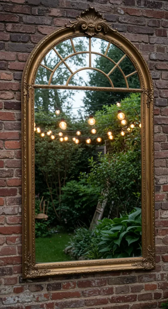 11. Outdoor Mirror for Depth and Light
