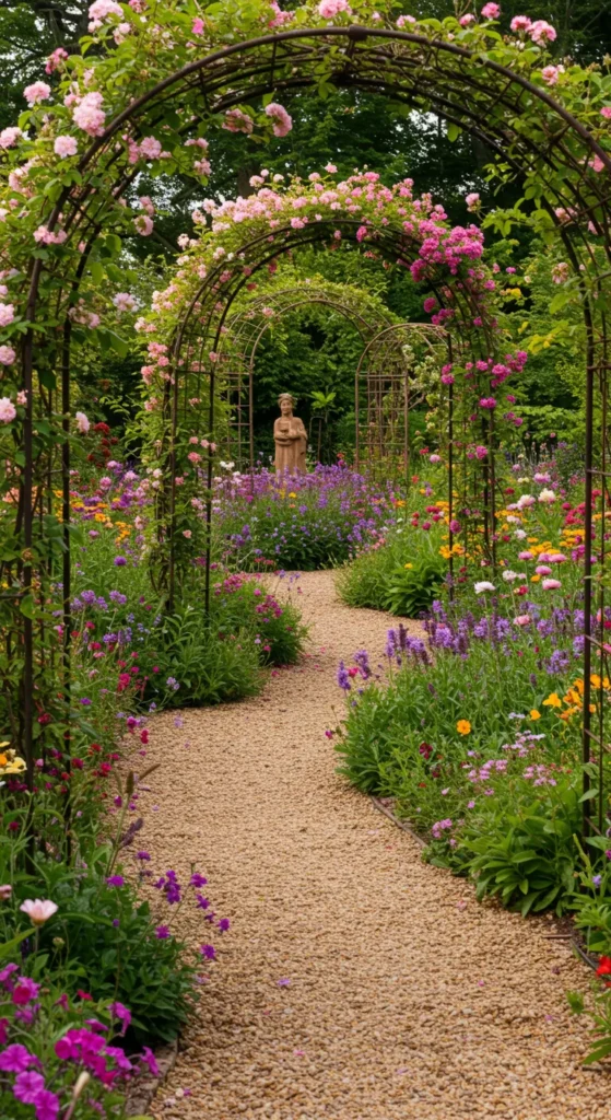 13. Cottage Garden with Winding Paths