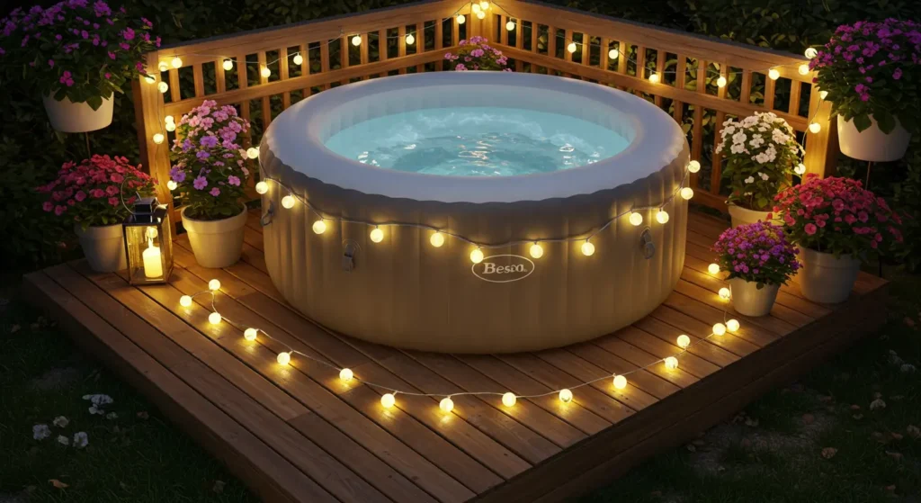 15. Portable Inflatable Hot Tub for Budget-Friendly Luxury