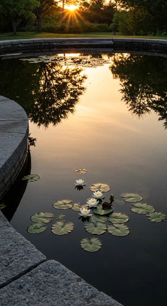 18. Reflecting Pond with Floating Plants