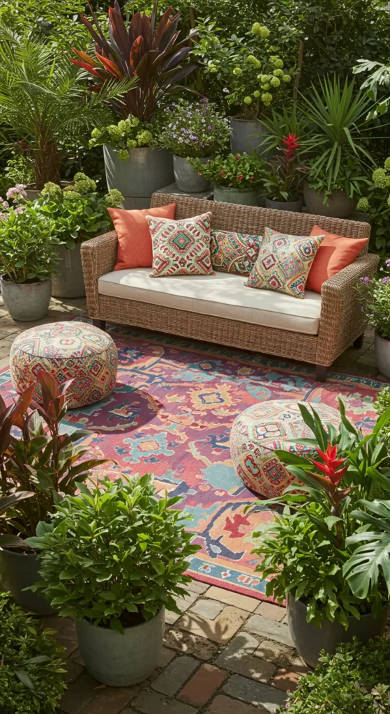 2. Outdoor Rugs for Defined Comfort