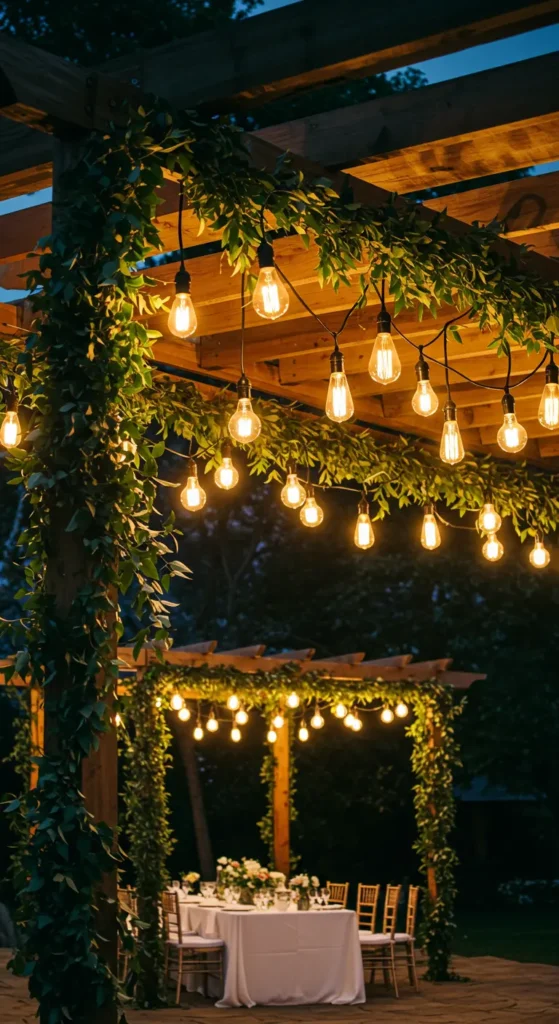 20. Hanging Edison Bulb Lighting