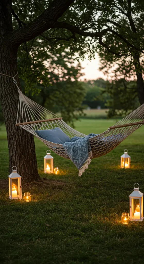 5. Hammock Nook Under the Trees