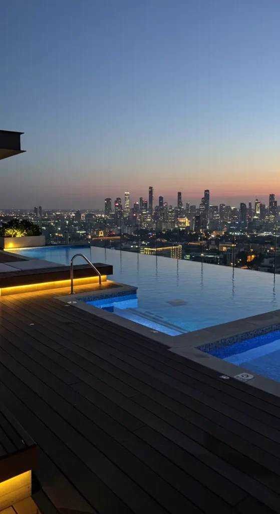 6. Rooftop Infinity Pool