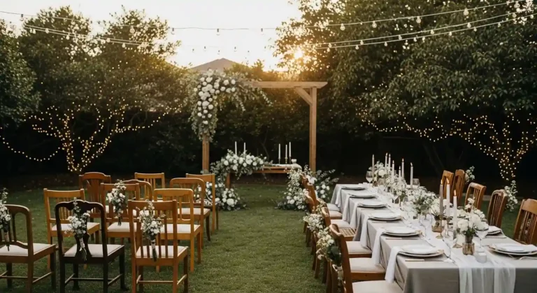 Backyard Micro Wedding