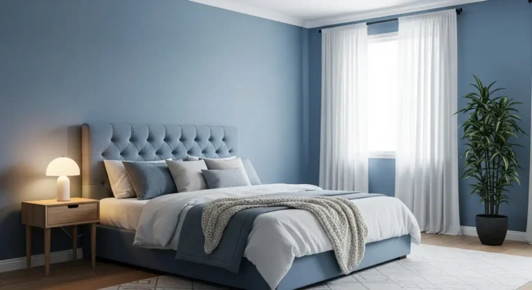 Dusty Blue Bedroom
