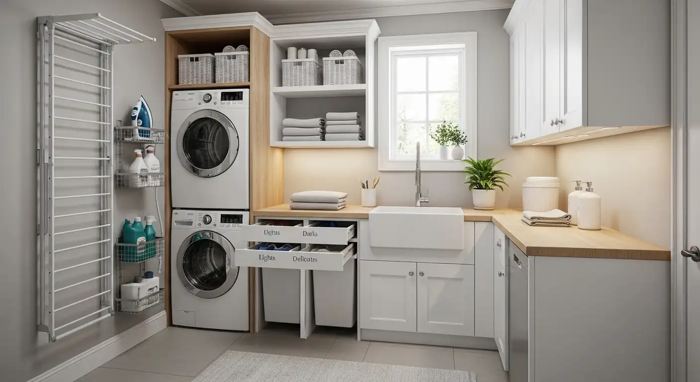 Smart Small Laundry Room