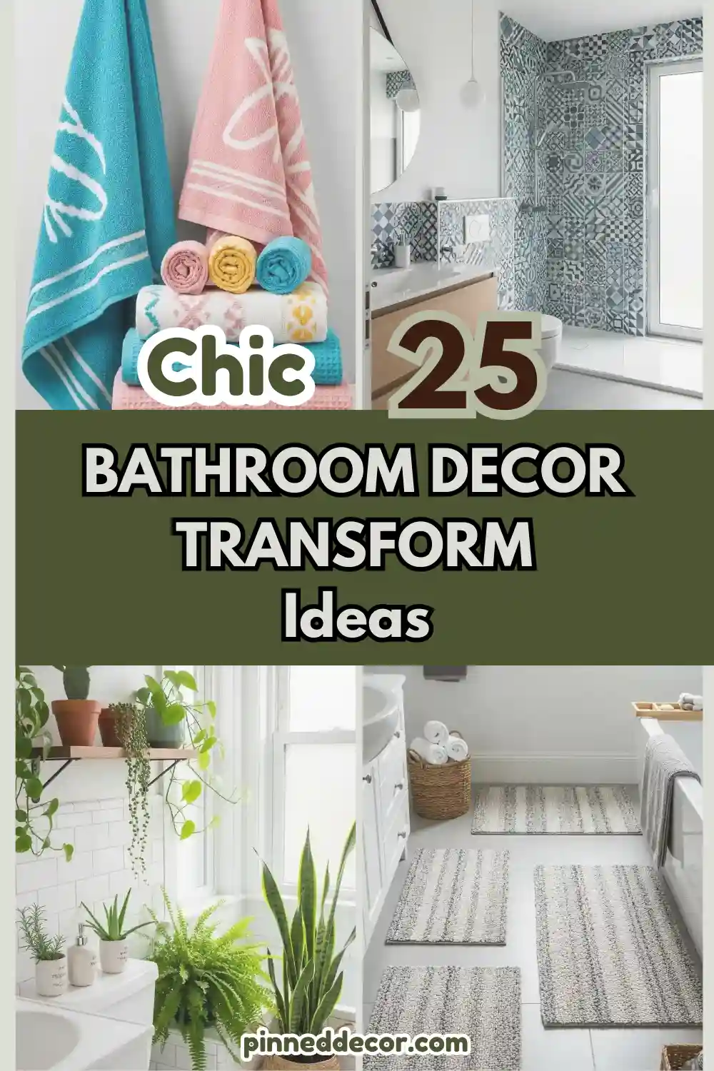 Is your bathroom feeling boring or outdated lately? These chic bathroom decor ideas show how small upgrades like mirrors, lighting, and accessories can create a calm, stylish space. From modern touches to cozy accents, these ideas work for small bathrooms, rentals, and full remodels alike.