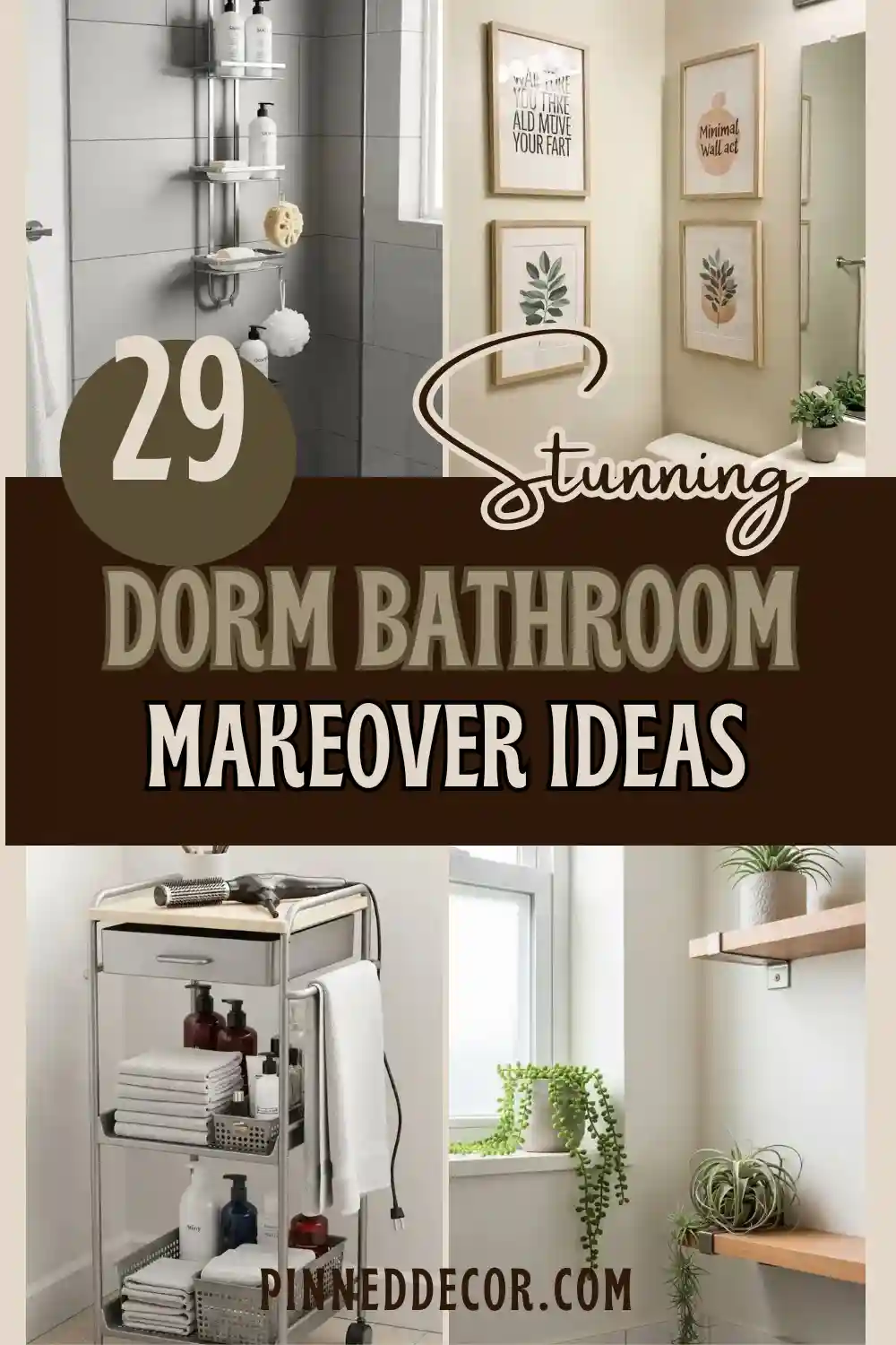 Dorm Bathroom Makeover Ideas