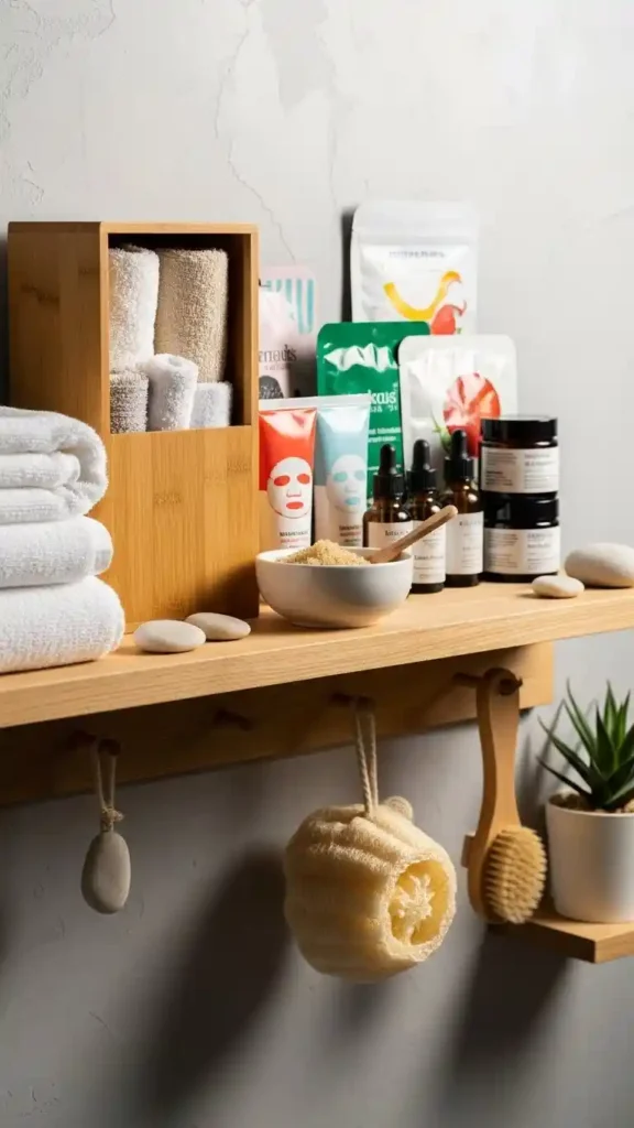 Install Wall-Mounted Baskets Inside the Closet