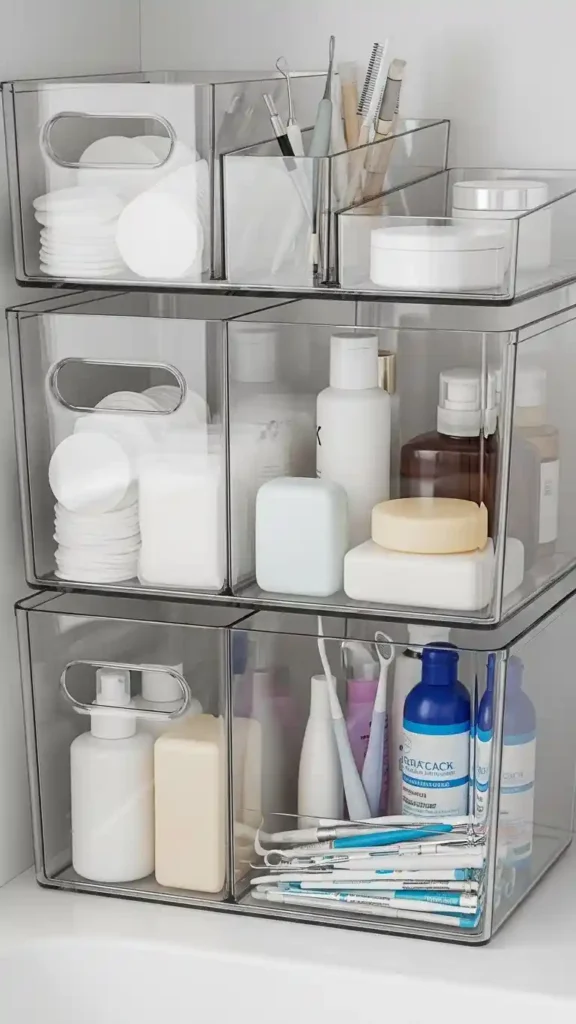 Use Transparent Bins to Reduce Everyday Searching