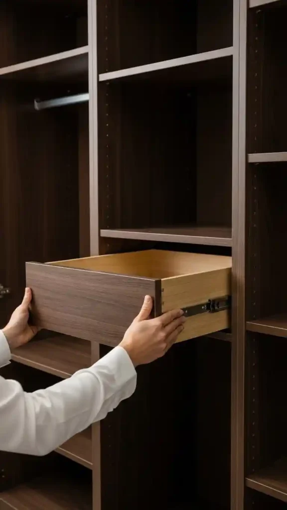 Install Pull-Out Drawers for Easy Visibility