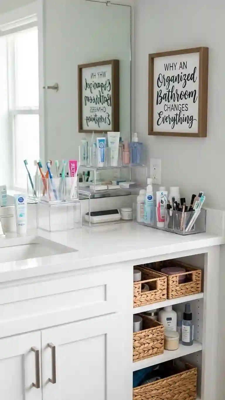 Why an Organized Bathroom Changes Everything