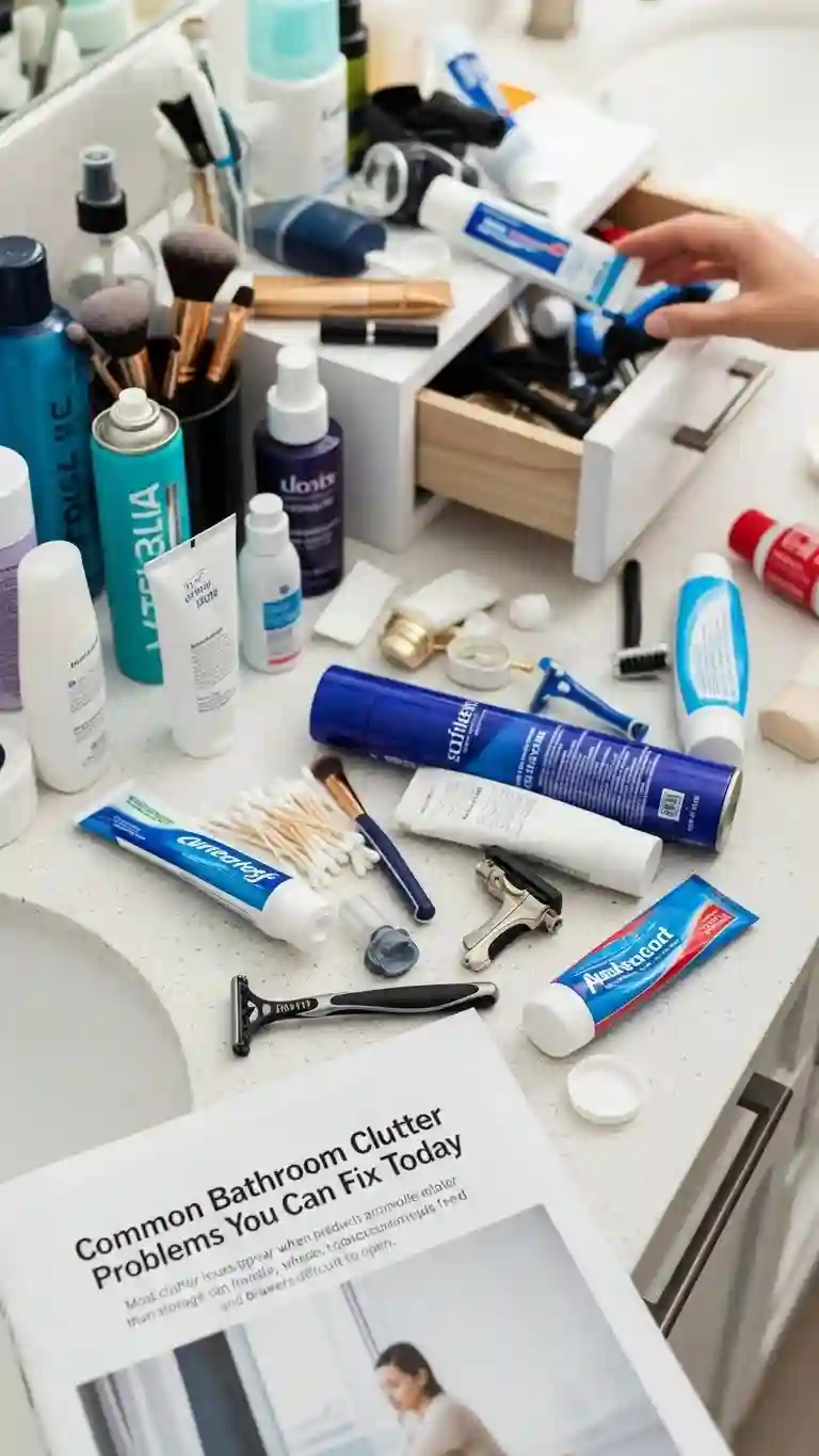Common Bathroom Clutter Problems You Can Fix Today