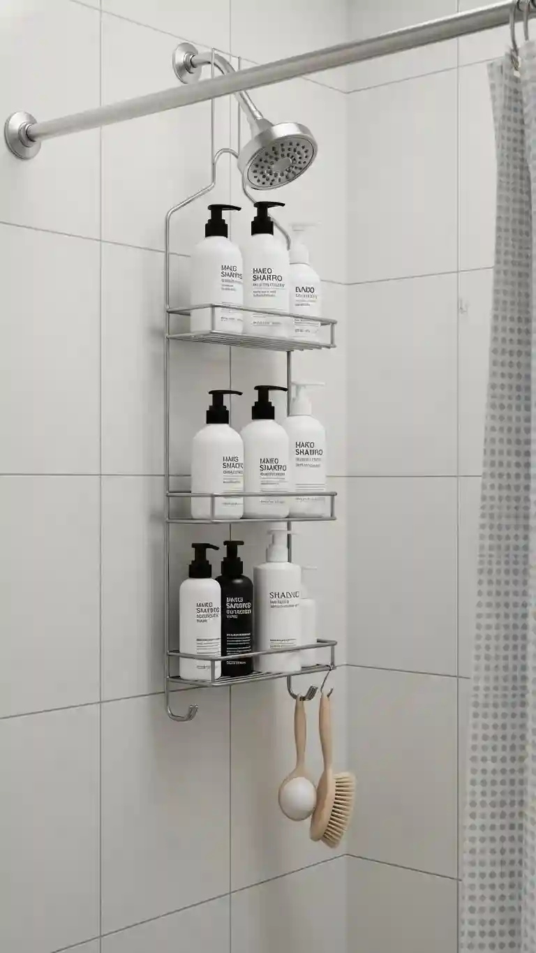 Use Hanging Shower Caddies for Bath Products