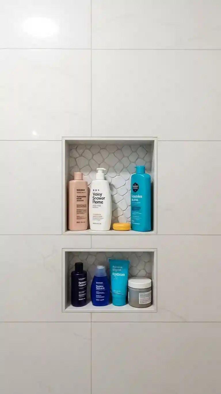 Install a Built-In Niche for Shower Items