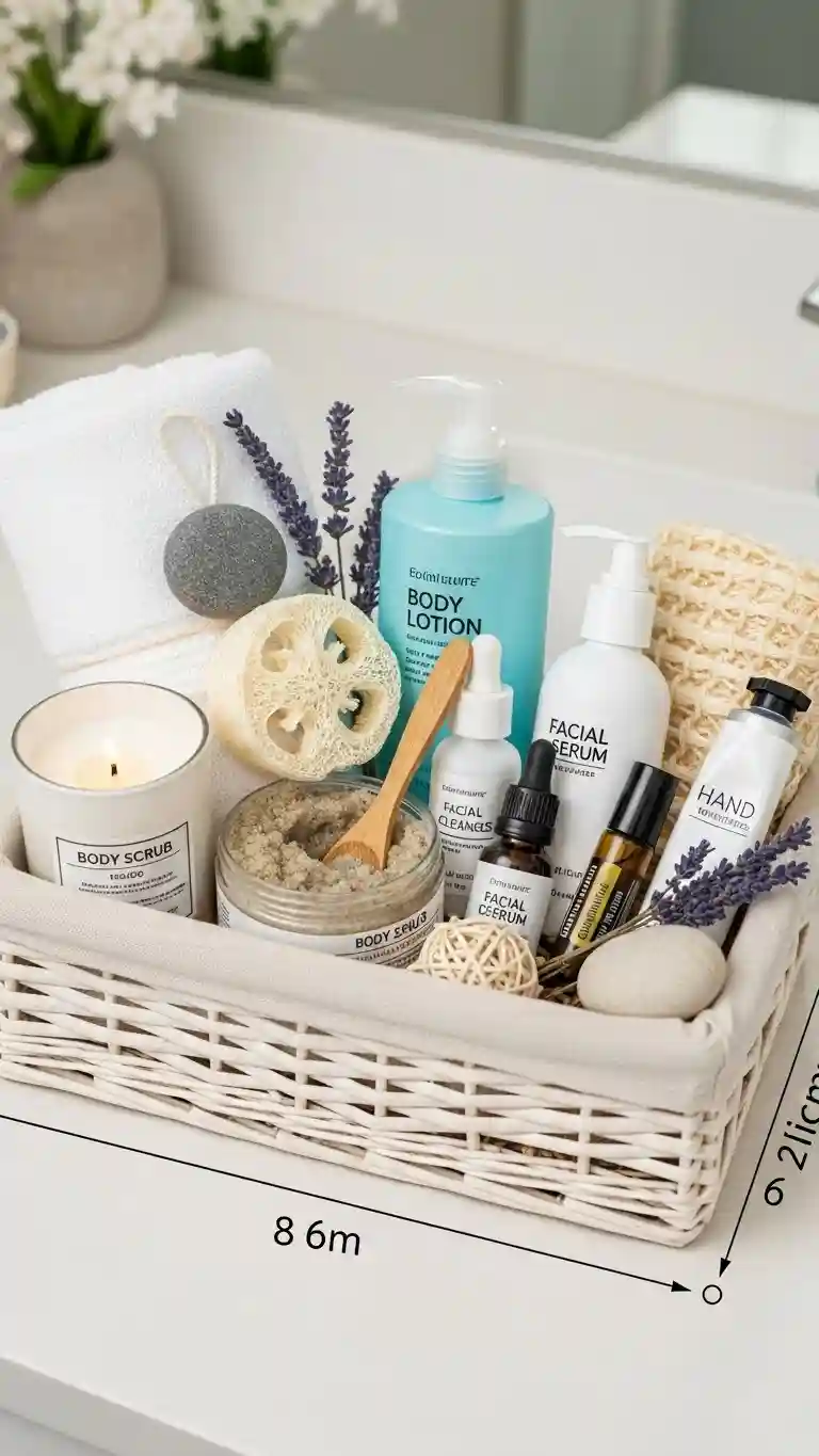 Create a Spa Basket for Frequently Used Items