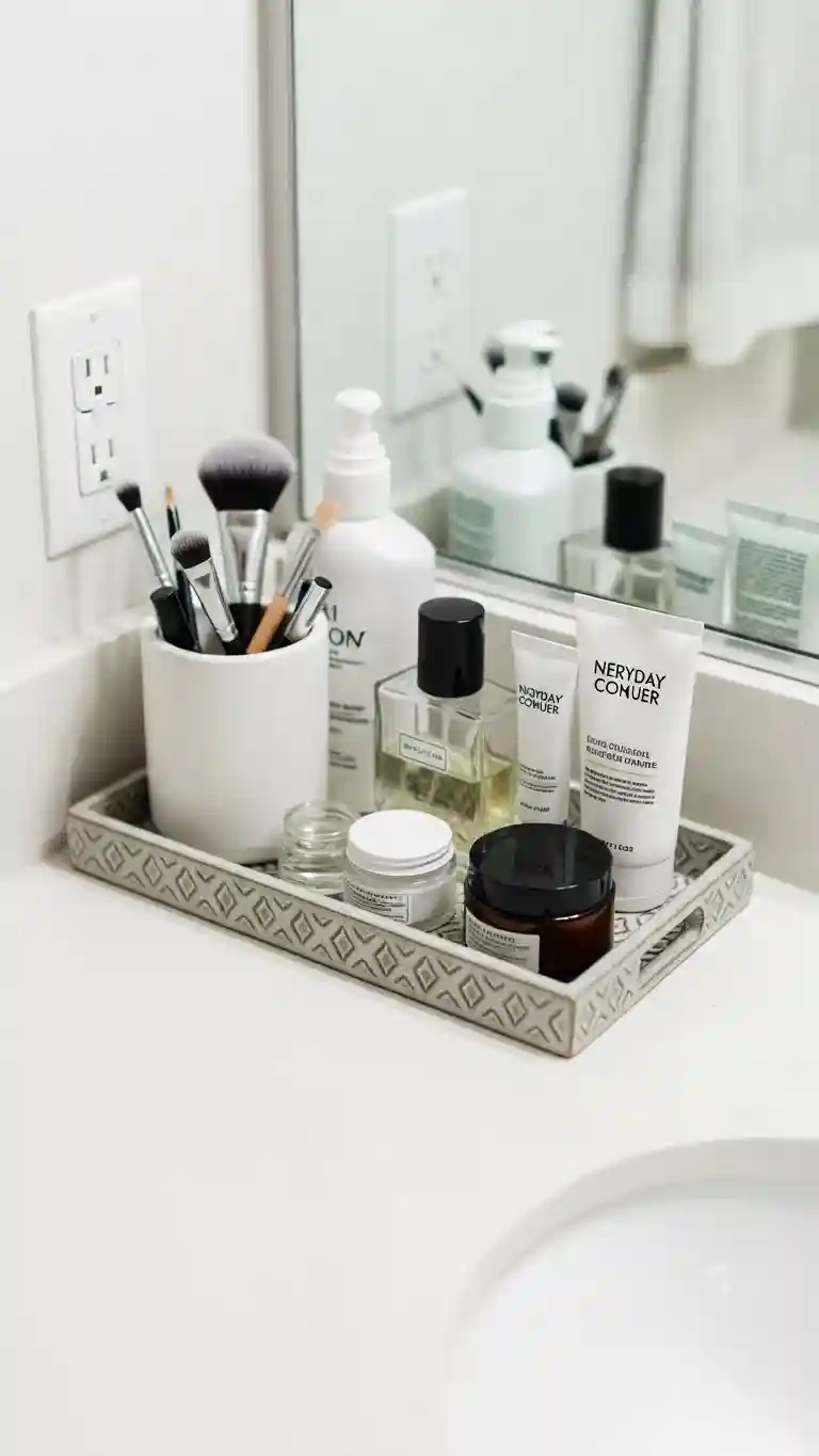 Keep Everyday Items on a Small Decorative Tray