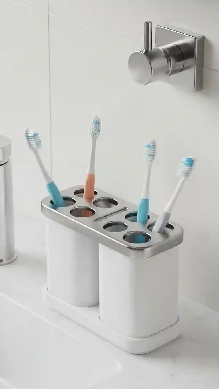 A Clean and Stylish Toothbrush Holder