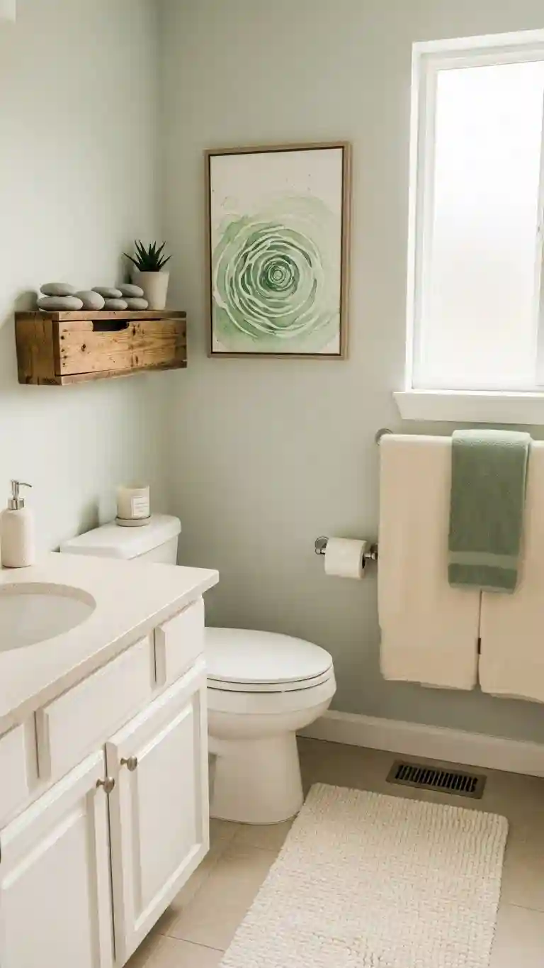 Personalize Bathroom Decor Without Overcrowding