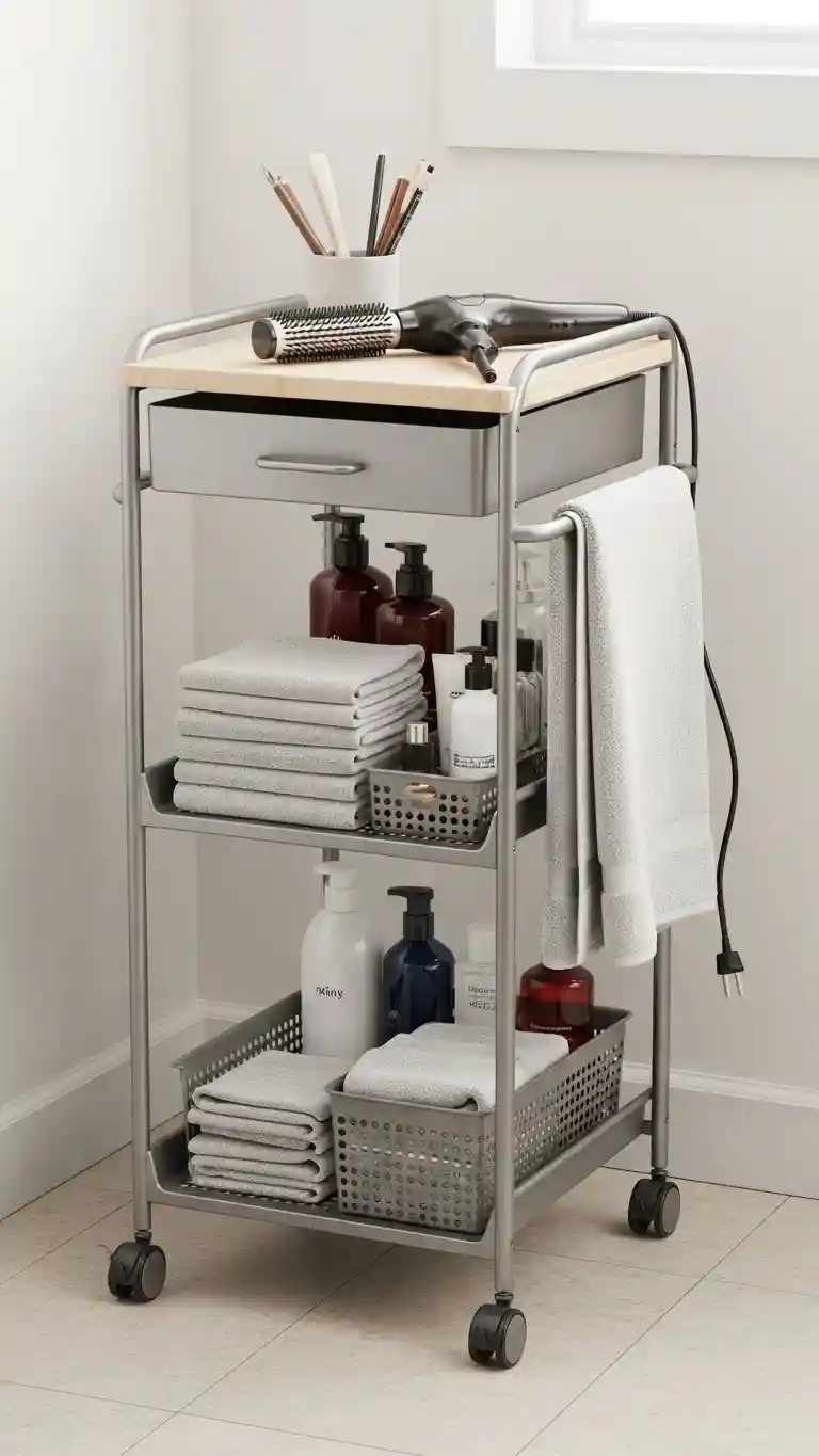 Add a Small Rolling Cart