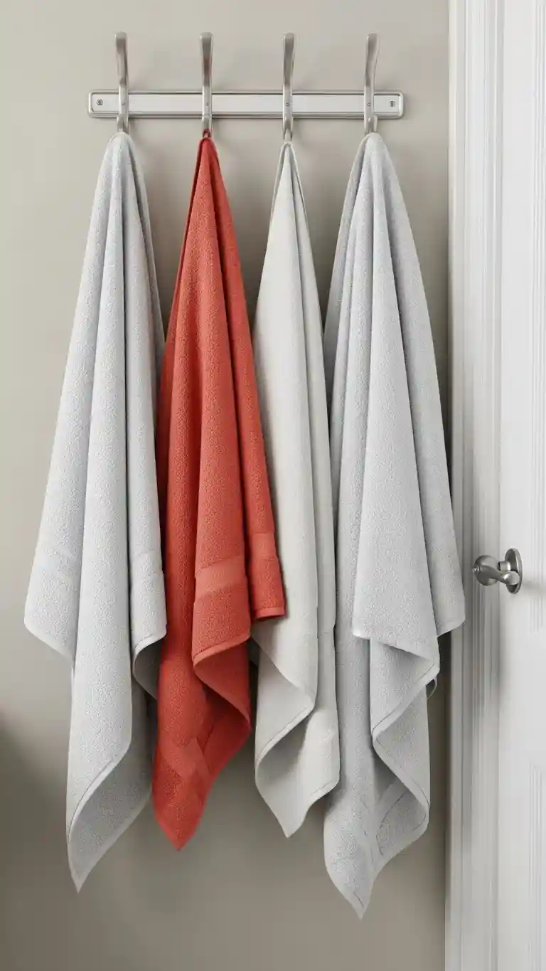 Hang a Towel Hook Rack