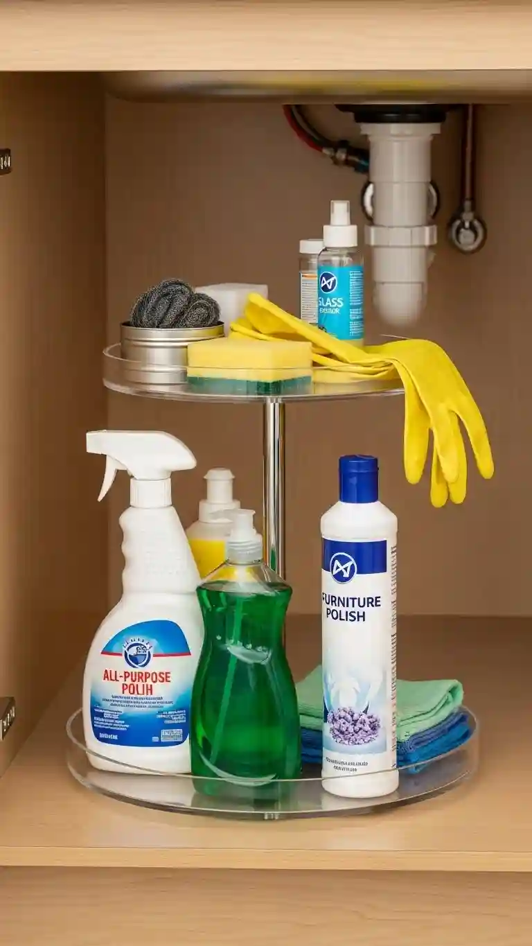 Lazy Susans for Round Storage