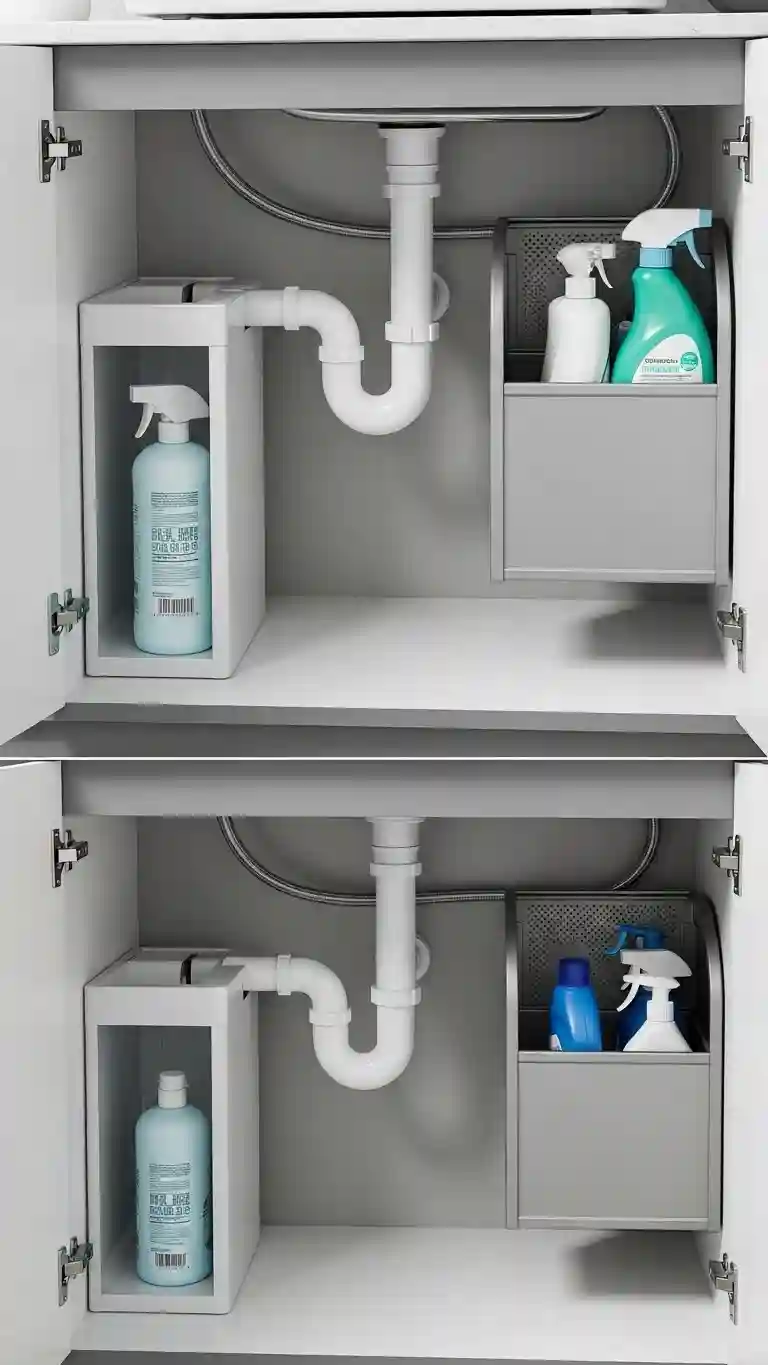 Pipe Covers with Built-In Storage