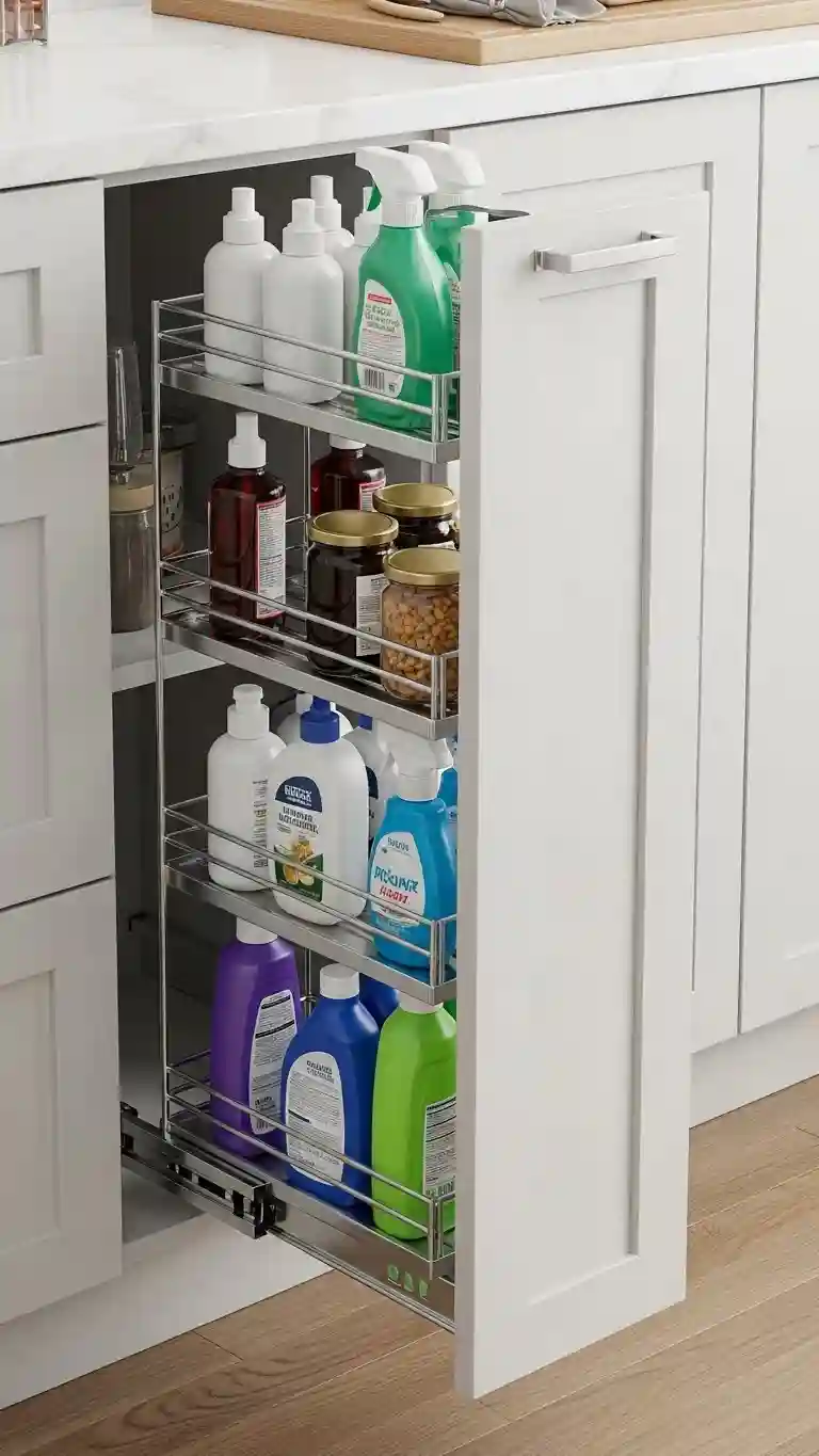 Sliding Tiered Racks for Double Layer Storage