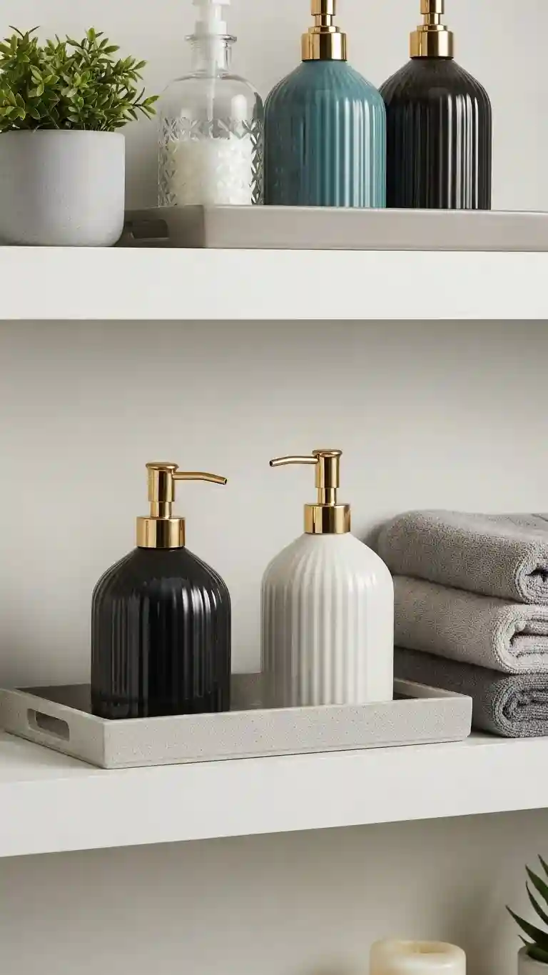 Decorative Bottles and Soap Dispensers