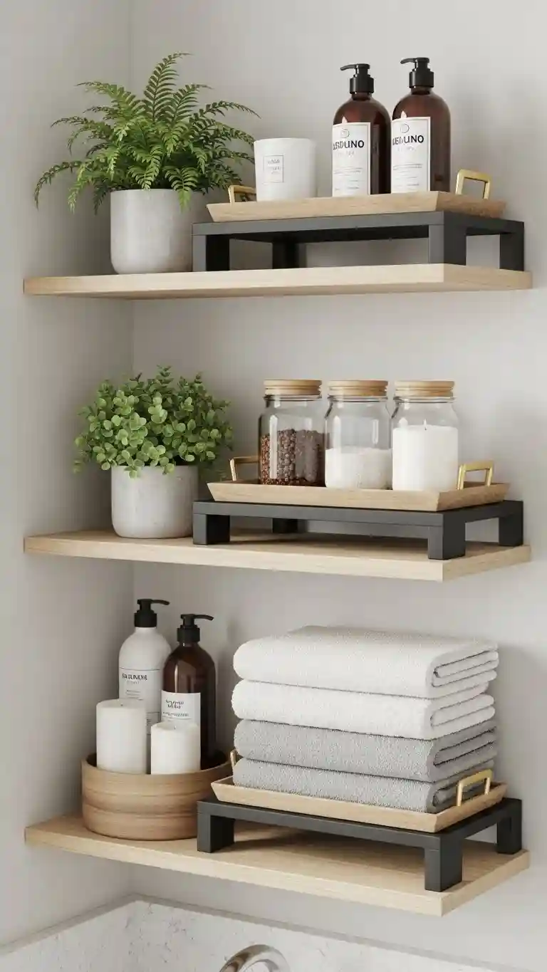Multi-Level Storage with Risers