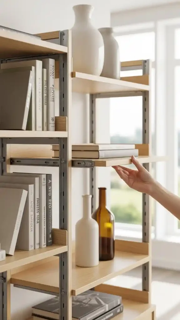  Add Adjustable Shelves for a Customizable Layout