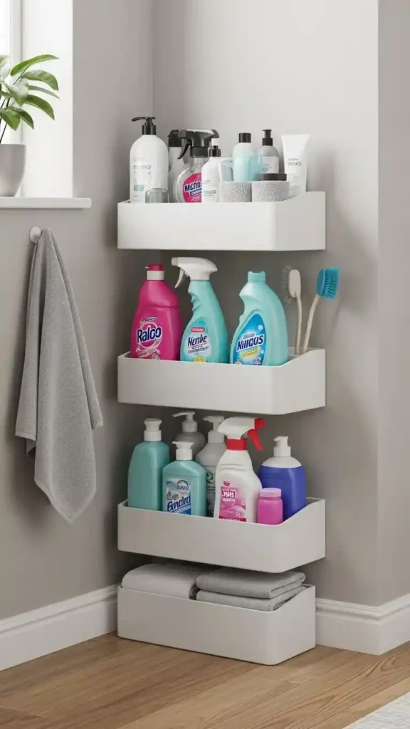 Create a Dedicated Cleaning Supplies Corner
