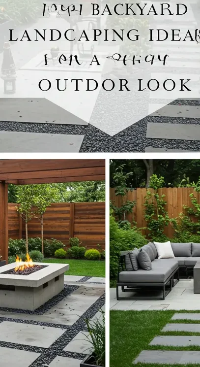 Modern Backyard Landscaping Ideas for a Sleek Outdoor Look