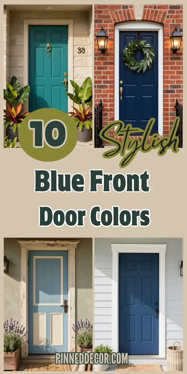 Blue Front Door Colors Blue Front Door Colors