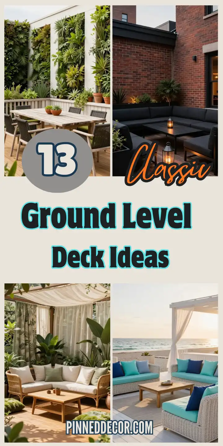 Ground Level Deck Ideas