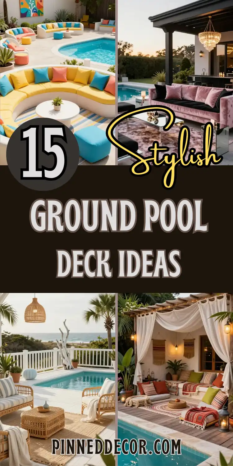 Ground Pool Deck Ideas Ground Pool Deck Ideas