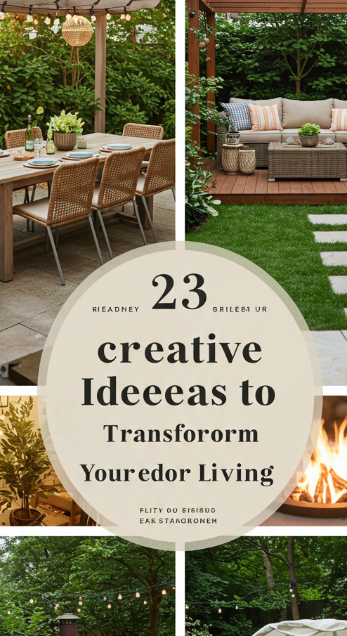 Creative Backyard Ideas to Transform Your Outdoor Living