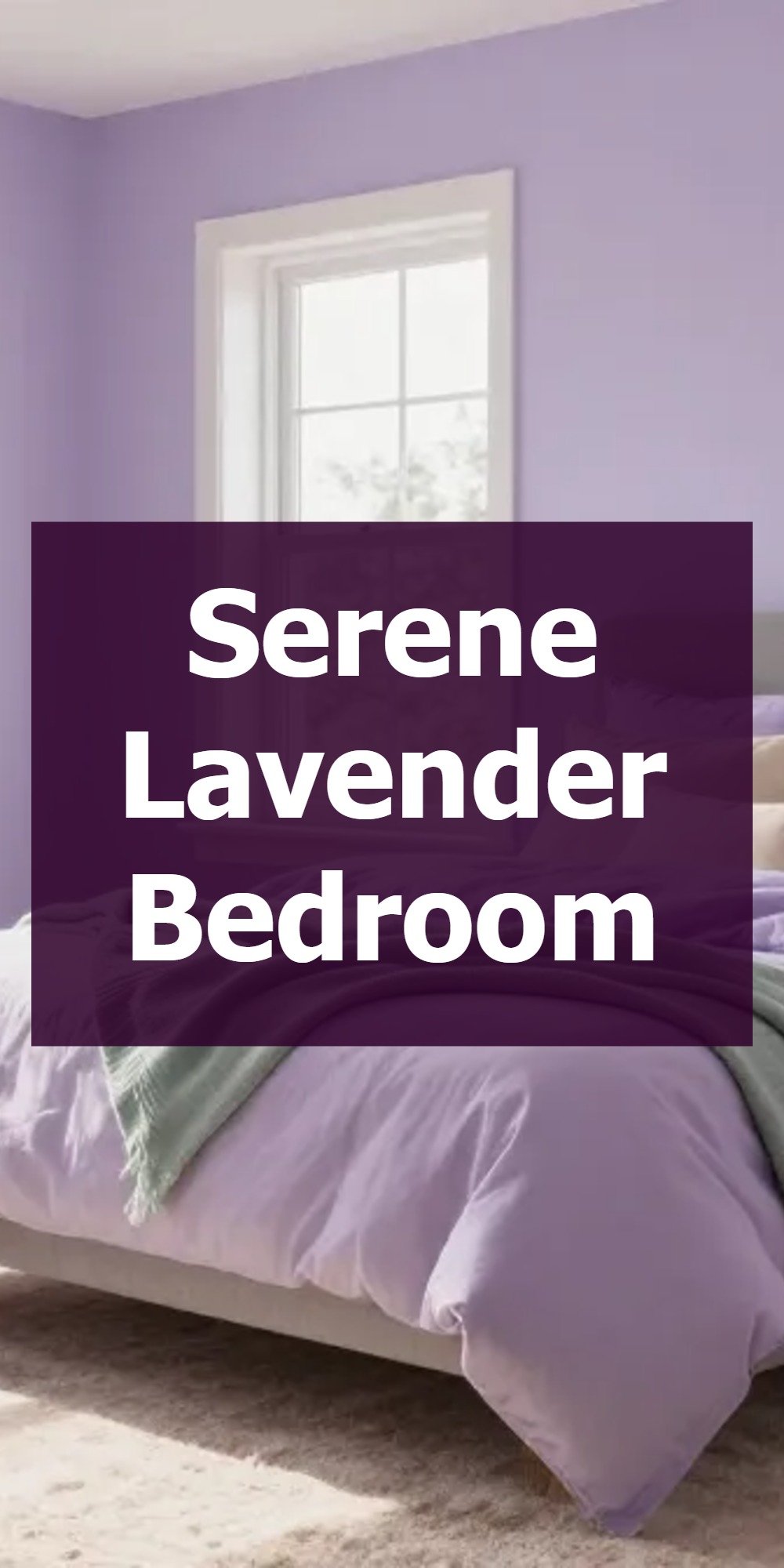 Serene Lavender Bedroom