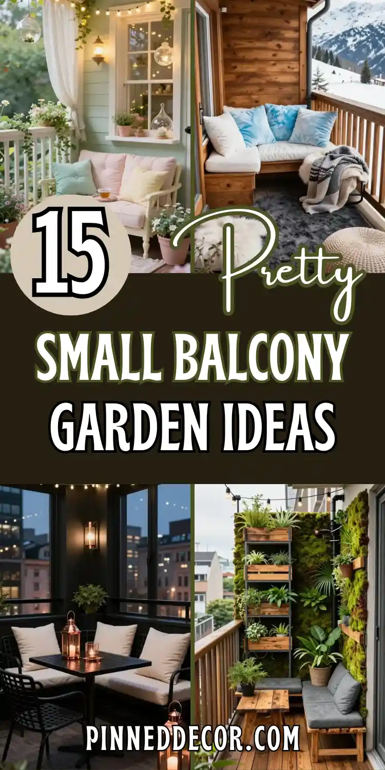 17 Small Balcony Garden Ideas: Tiny Oasis Hacks 2 Small Balcony Garden Ideas