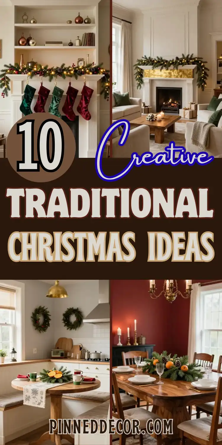 Traditional Christmas Decor Idea