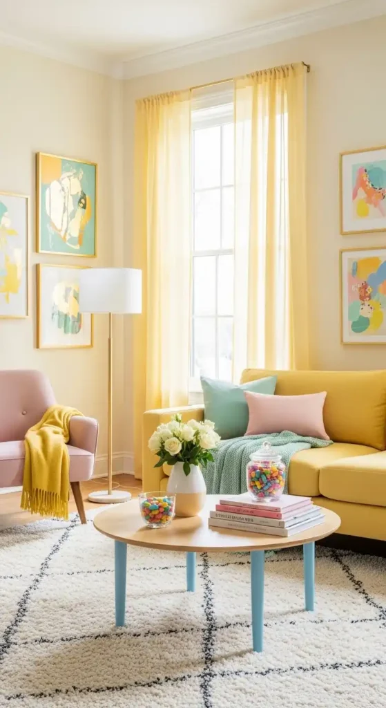 Pastel Pop With Soft Neon Edge