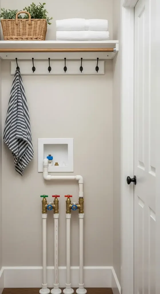 How to Hide Water Valves in Laundry Room Discreetly 2 hiding laundry valves matters